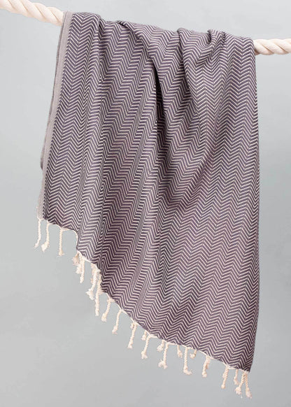 Chevron Turkish Towel - The Riviera Towel Company