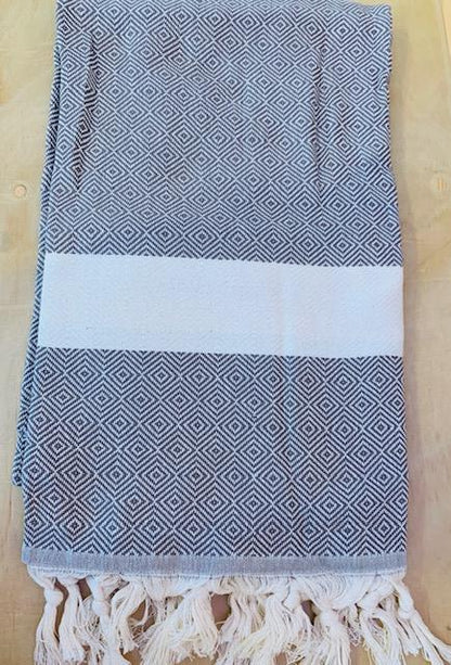 Turkish Towel - Diamond II -Natural