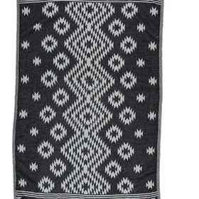 Gardone Turkish Towel - RT120 in Black