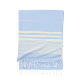 Capri Turkish Towel - RT008 in Light Blue