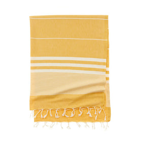 Capri Turkish Towel - RT008 in Yolk