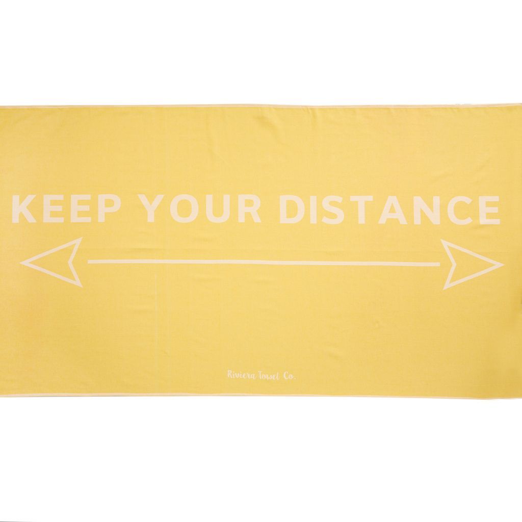 Turkish Towel - Keep Your Distance Towel