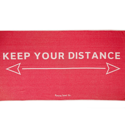 Turkish Towel - Keep Your Distance Towel