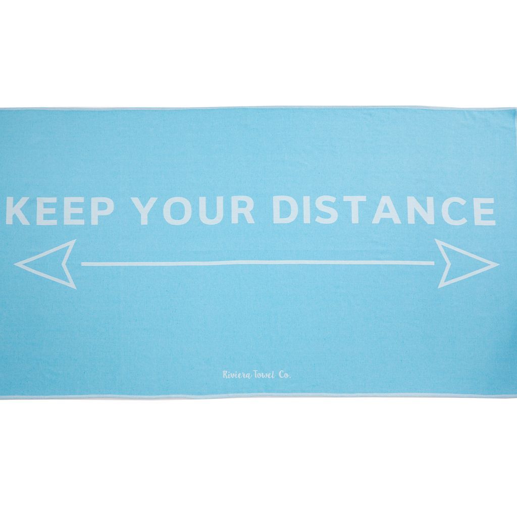 Turkish Towel - Keep Your Distance Towel