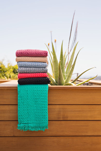 Turkish Towel - Liguria Vintage Waffle Towel