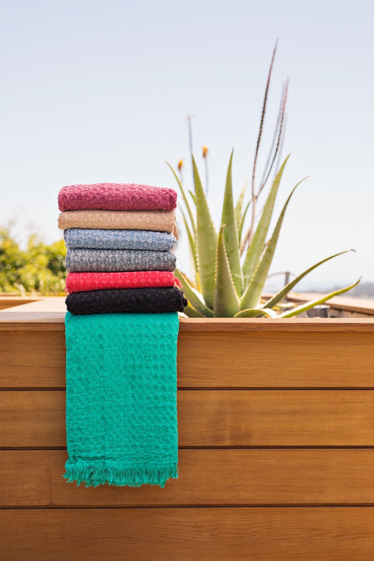 Turkish Towel - Liguria Vintage Waffle Towel