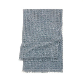 Liguria Vintage Waffle Towel - RT030 in Dark Grey