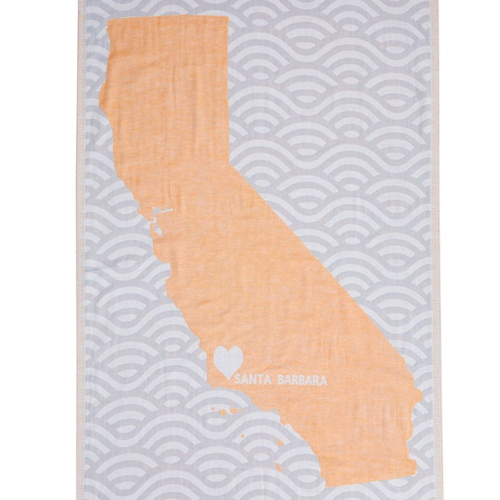 Turkish Towel - LOVE From Santa Barbara Beach Towels