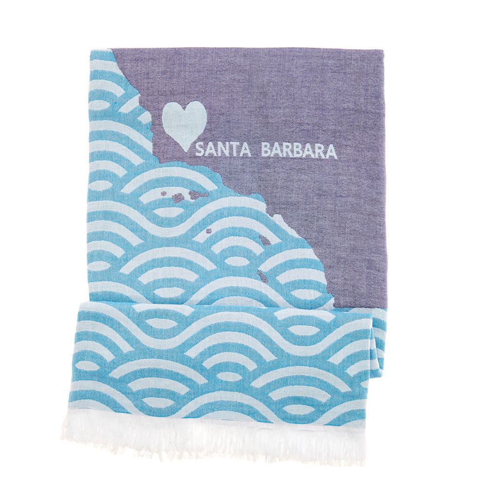 Turkish Towel - LOVE From Santa Barbara Beach Towels