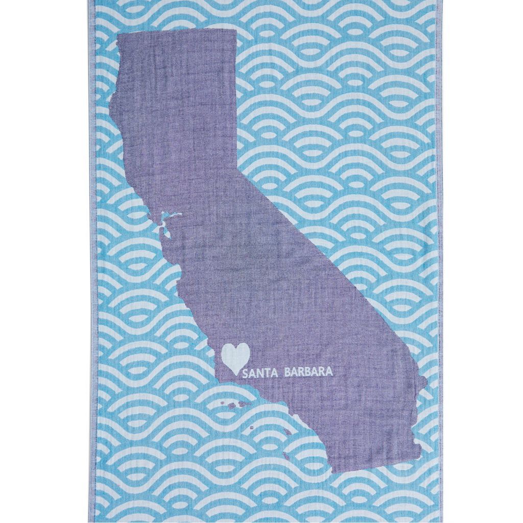 Turkish Towel - LOVE From Santa Barbara Beach Towels