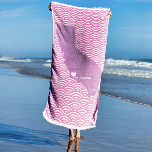 Turkish Towel - LOVE From Santa Barbara Beach Towels