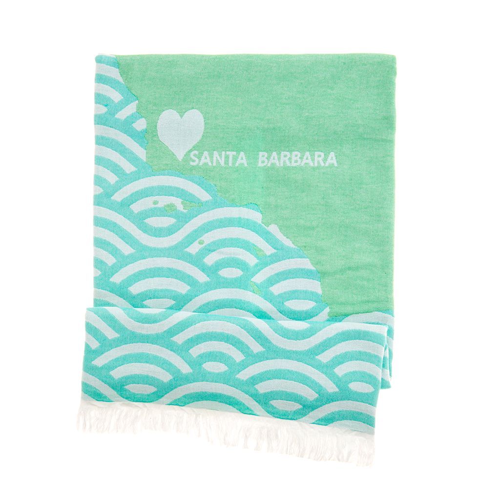 Turkish Towel - LOVE From Santa Barbara Beach Towels
