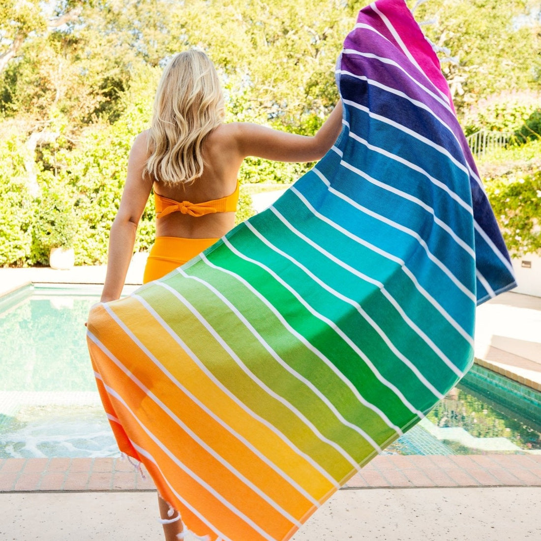 Neapolitan Rainbow Turkish Towel