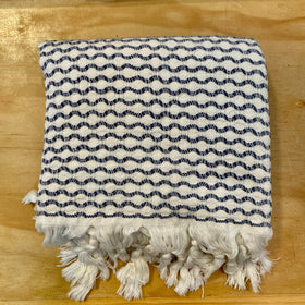 Piastrelle Towel in Black