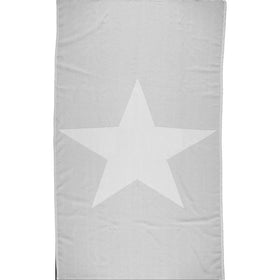 Star Towel in Silver Grey